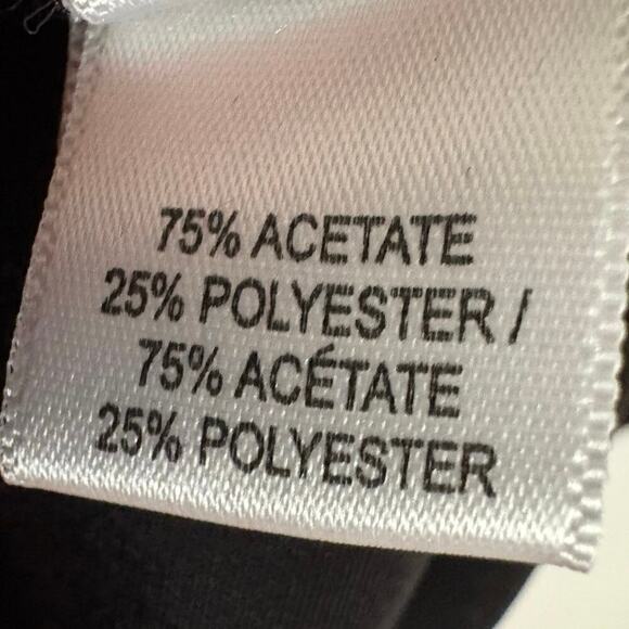 Vera Wang Lavender Label Dress Women’s Sz 6 Black Embellishments Collar Classic - Picture 8 of 9